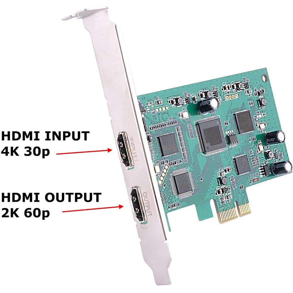 PCI-E HDMI ȣȯ   ĸó ī PCI Express 1080P60fps HD, ̺  Ʈ, VLC,Wirecast ȸ 